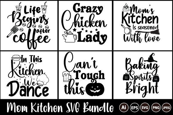 Mom Kitchen SVG T Shirt Bundle Design: Graphics and Crafts Review