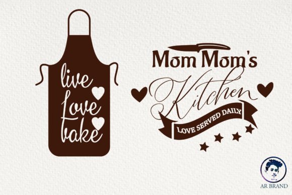 Mom s Kitchen SVG Design for Graphics and Crafts
